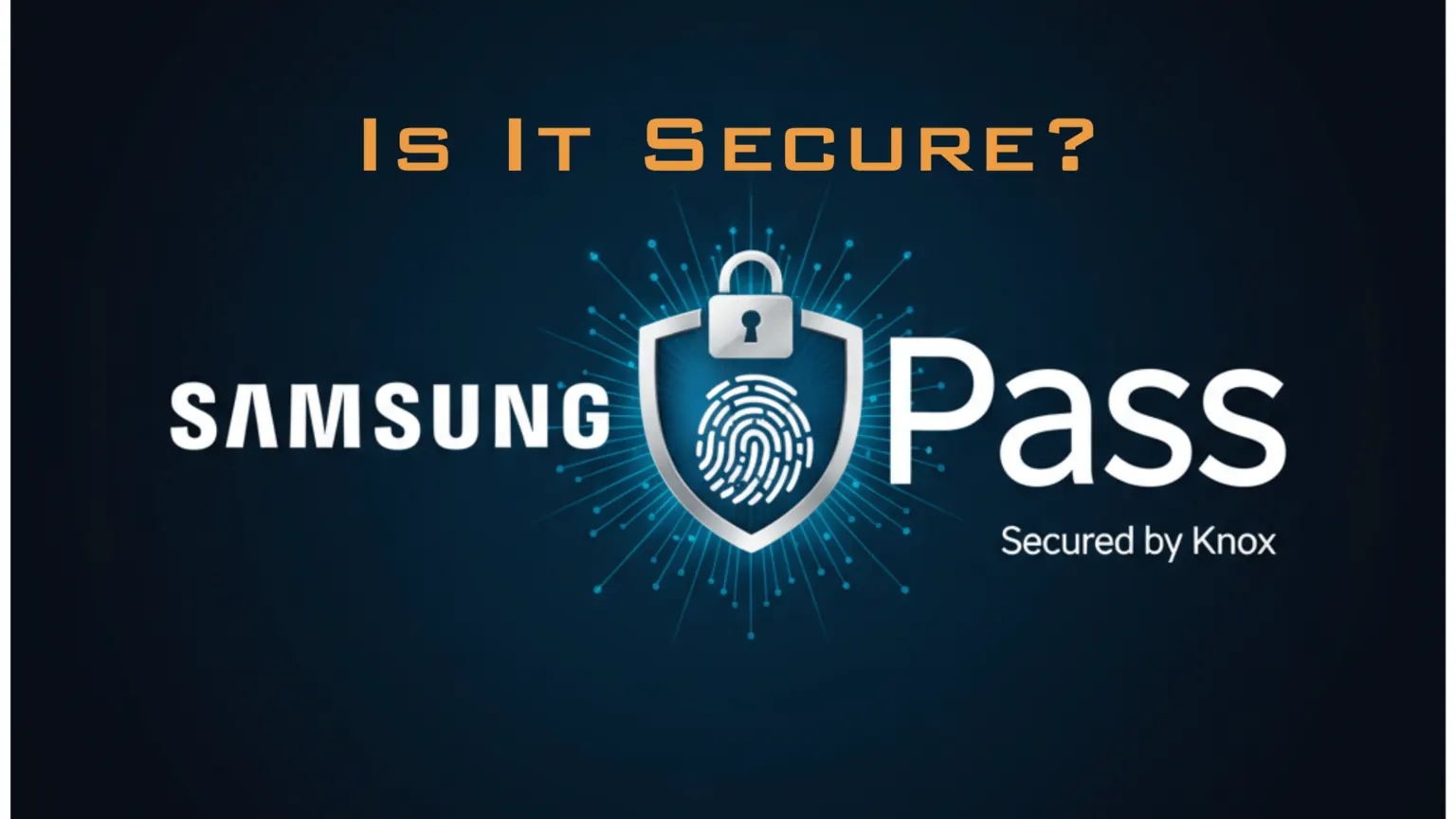 Samsung Pass란?