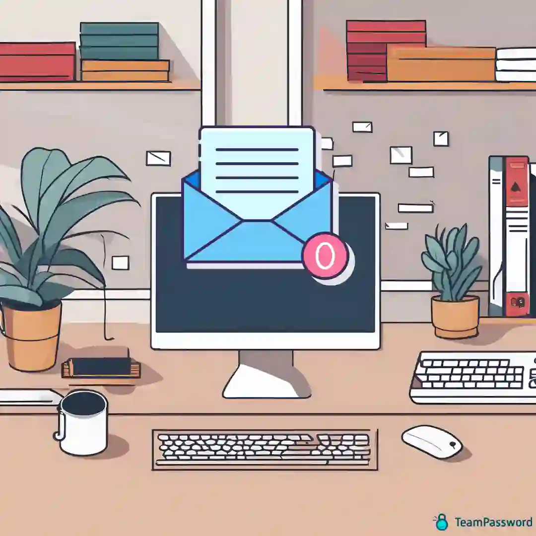 Illustration representing an organized, zero-inbox email management style.